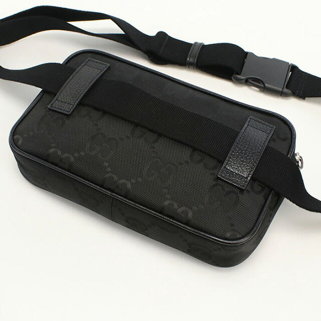 中古 グッチ ボディバッグ メンズ ブランド GUCCI オフ ザ グリッド ベルトバッグ 631341 ブラック バッグ USDGU95692011