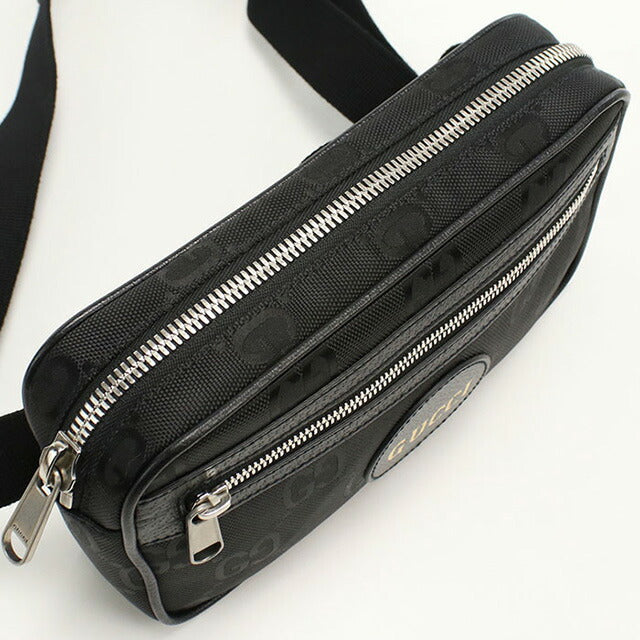 中古 グッチ ボディバッグ メンズ ブランド GUCCI オフ ザ グリッド ベルトバッグ 631341 ブラック バッグ USDGU95692011