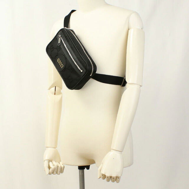 中古 グッチ ボディバッグ メンズ ブランド GUCCI オフ ザ グリッド ベルトバッグ 631341 ブラック バッグ USDGU95692011
