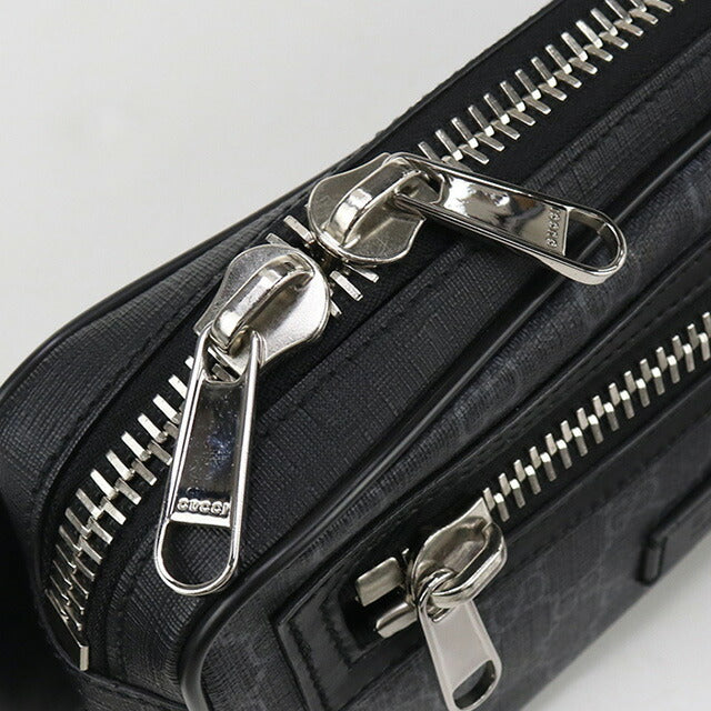 中古 グッチ ボディバッグ メンズ ブランド GUCCI GGスプリーム ベルトバッグ 474293 ブラック バッグ USDGU95947011