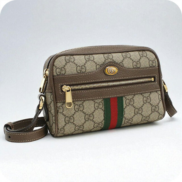 中古 グッチ 斜め掛け ショルダーバッグ レディース ブランド GUCCI オフィディア ミニバッグ レザー 517350 ベージュ バッグ USDGU96159011
