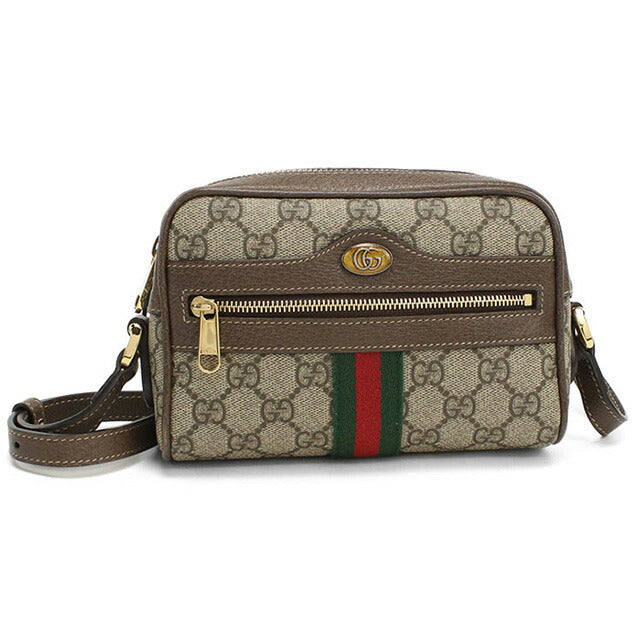 中古 グッチ 斜め掛け ショルダーバッグ レディース ブランド GUCCI オフィディア ミニバッグ レザー 517350 ベージュ バッグ USDGU96159011