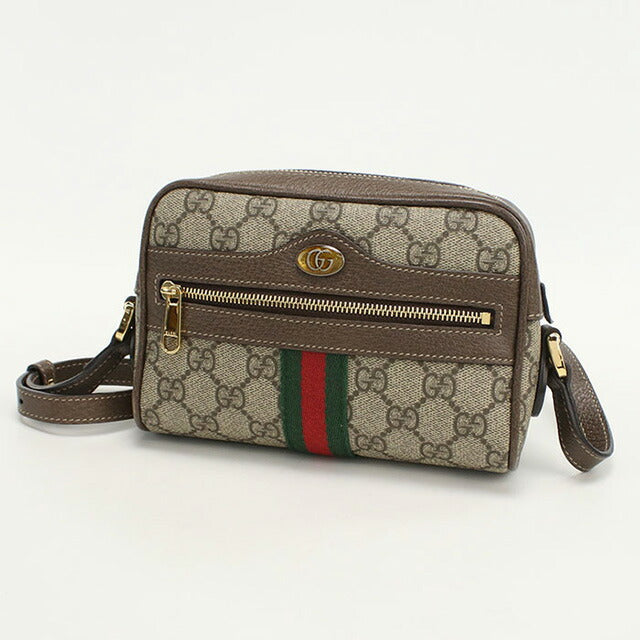 中古 グッチ 斜め掛け ショルダーバッグ レディース ブランド GUCCI オフィディア ミニバッグ レザー 517350 ベージュ バッグ USDGU96159011