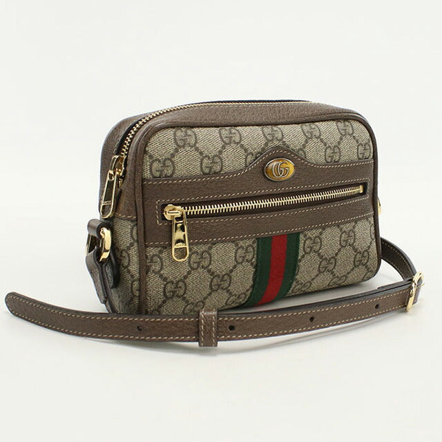 中古 グッチ 斜め掛け ショルダーバッグ レディース ブランド GUCCI オフィディア ミニバッグ レザー 517350 ベージュ バッグ USDGU96159011