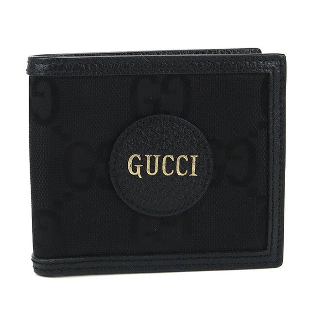 中古 グッチ 二折財布 メンズ ブランド GUCCI オフ ザ グリッド コインウォレット レザー 625574 ブラック 財布 USDGU96211011
