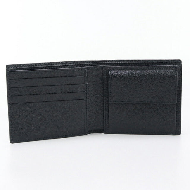 中古 グッチ 二折財布 メンズ ブランド GUCCI オフ ザ グリッド コインウォレット レザー 625574 ブラック 財布 USDGU96211011