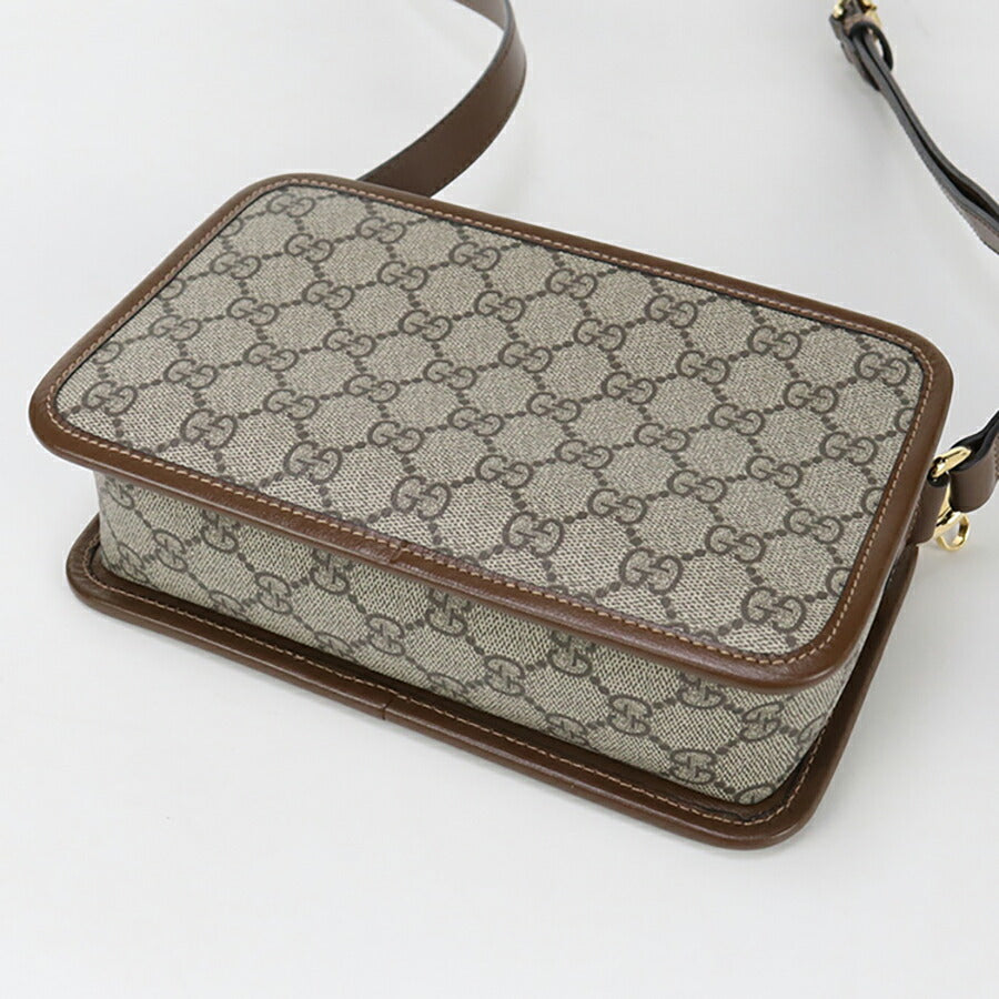 中古 グッチ 斜め掛け ショルダーバッグ レディース ブランド GUCCI インターロッキングG ショルダーバッグ 658572 ベージュ バッグ USDGU96458011