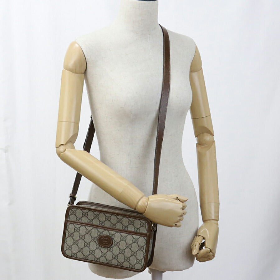 中古 グッチ 斜め掛け ショルダーバッグ レディース ブランド GUCCI インターロッキングG ショルダーバッグ 658572 ベージュ バッグ USDGU96458011