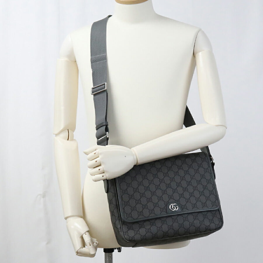 中古 グッチ 斜め掛け ショルダーバッグ メンズ ブランド GUCCI オフィディア ミディアム メッセンジャーバッグ レザー 761741 FACJY 1244 USDGU96636011