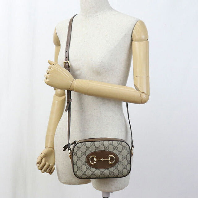 中古 グッチ ショルダーバッグ レディース ブランド GUCCI ホースビット 1955 スモール カメラバッグ レザー 760196 ベージュ バッグ USDGU96726011