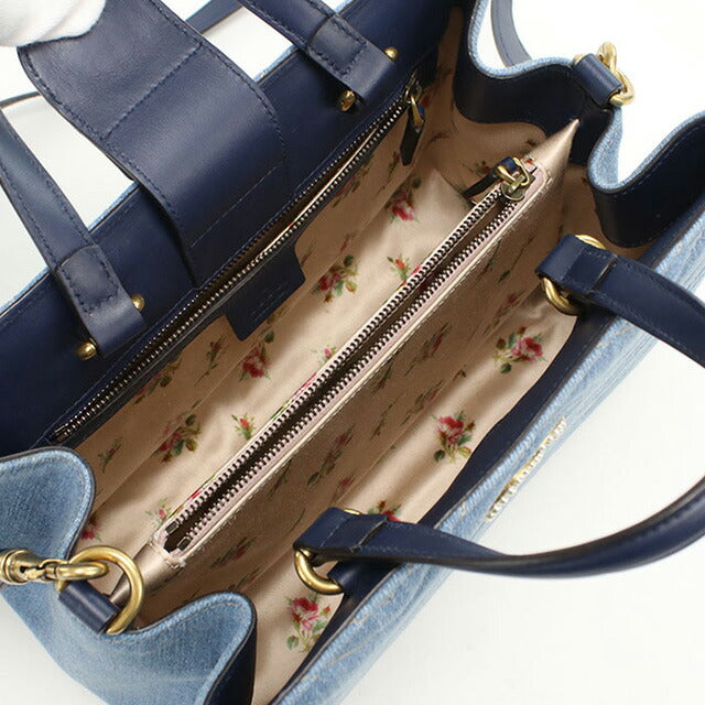中古 グッチ トートバッグ レディース ブランド GUCCI GGマーモント 2WAY レザー 448054 ブルー バッグ USDGU96790011