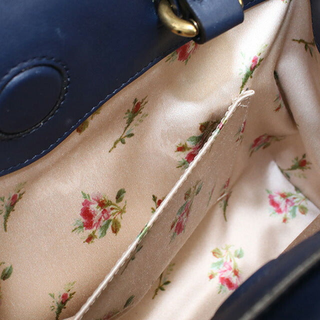 中古 グッチ トートバッグ レディース ブランド GUCCI GGマーモント 2WAY レザー 448054 ブルー バッグ USDGU96790011