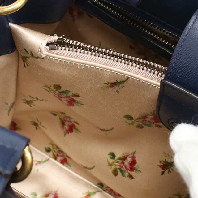中古 グッチ トートバッグ レディース ブランド GUCCI GGマーモント 2WAY レザー 448054 ブルー バッグ USDGU96790011