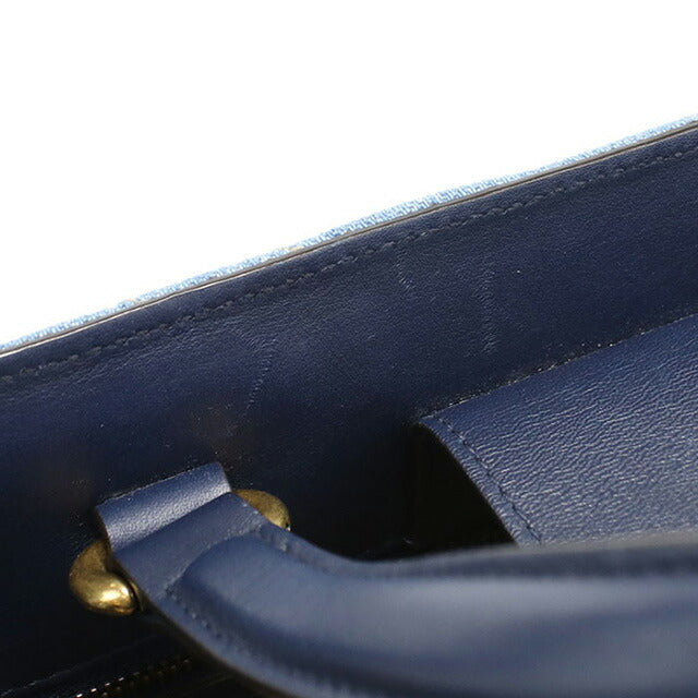 中古 グッチ トートバッグ レディース ブランド GUCCI GGマーモント 2WAY レザー 448054 ブルー バッグ USDGU96790011