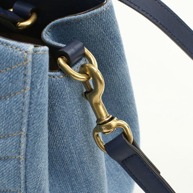 中古 グッチ トートバッグ レディース ブランド GUCCI GGマーモント 2WAY レザー 448054 ブルー バッグ USDGU96790011
