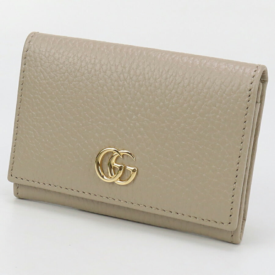 中古 グッチ カードケース レディース ブランド GUCCI ダブルG バイカラー カードケース レザー 739525 CAO2G ベージュ 財布 USDGU96803011