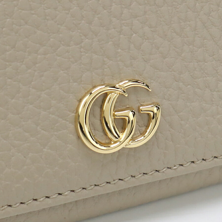 中古 グッチ カードケース レディース ブランド GUCCI ダブルG バイカラー カードケース レザー 739525 CAO2G ベージュ 財布 USDGU96803011
