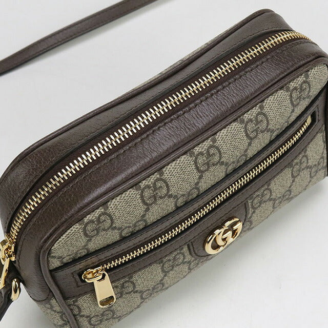中古 グッチ 斜め掛け ショルダーバッグ レディース ブランド GUCCI オフィディア ミニ ショルダーバッグ レザー 772311 ベージュ バッグ USDGU97053011