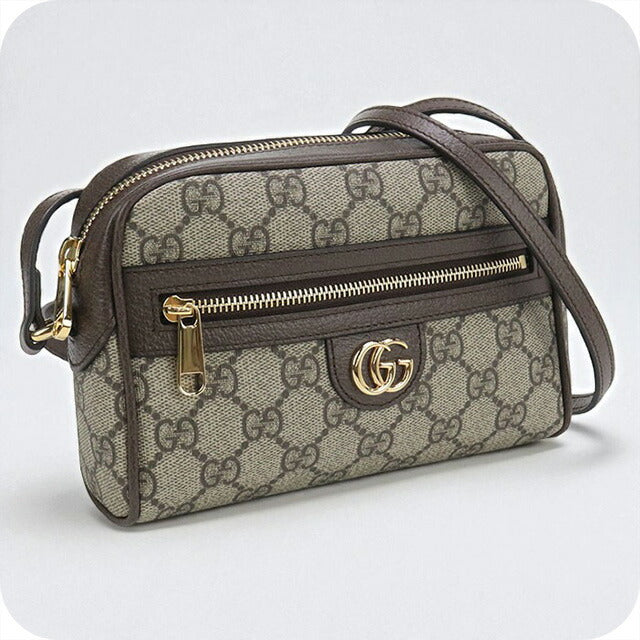 中古 グッチ 斜め掛け ショルダーバッグ レディース ブランド GUCCI オフィディア ミニ ショルダーバッグ レザー 772311 ベージュ バッグ USDGU97053011