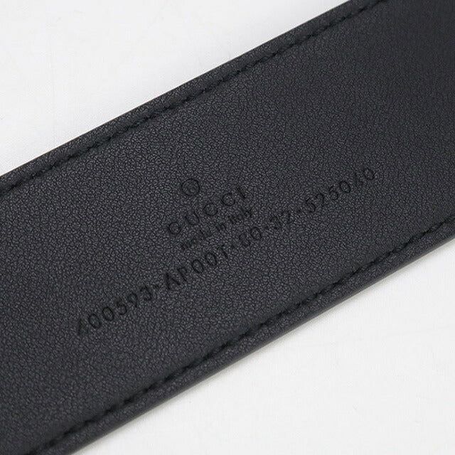 Used Gucci belt ladies brand GUCCI GG Marmont wide belt leather 400593 black accessory USDGU97474011