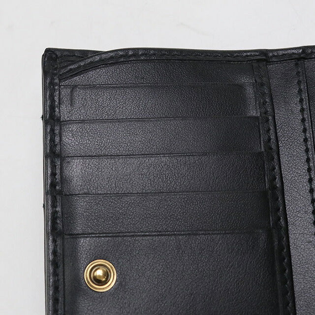 中古 グッチ 二折財布 レディース ブランド GUCCI ダブルG カードケース ウォレット 781583 ブラック 財布 USDGU97651011