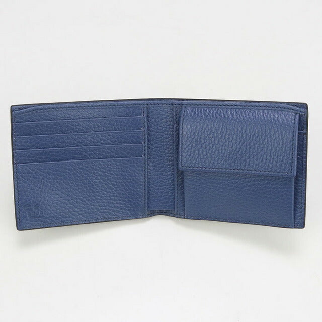 中古 グッチ 二折財布 メンズ ブランド GUCCI インターロッキングG コインウォレット レザー 610466 ブラック 財布 USDGU97672011