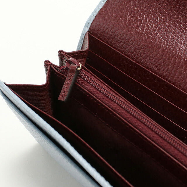 中古 グッチ 長財布二折 レディース ブランド GUCCI ダブルG コンチネンタルウォレット レザー 456116 ブルー 財布 USDGU97867011