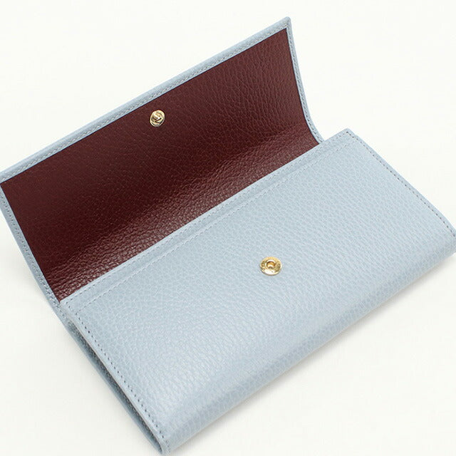 中古 グッチ 長財布二折 レディース ブランド GUCCI ダブルG コンチネンタルウォレット レザー 456116 ブルー 財布 USDGU97867011