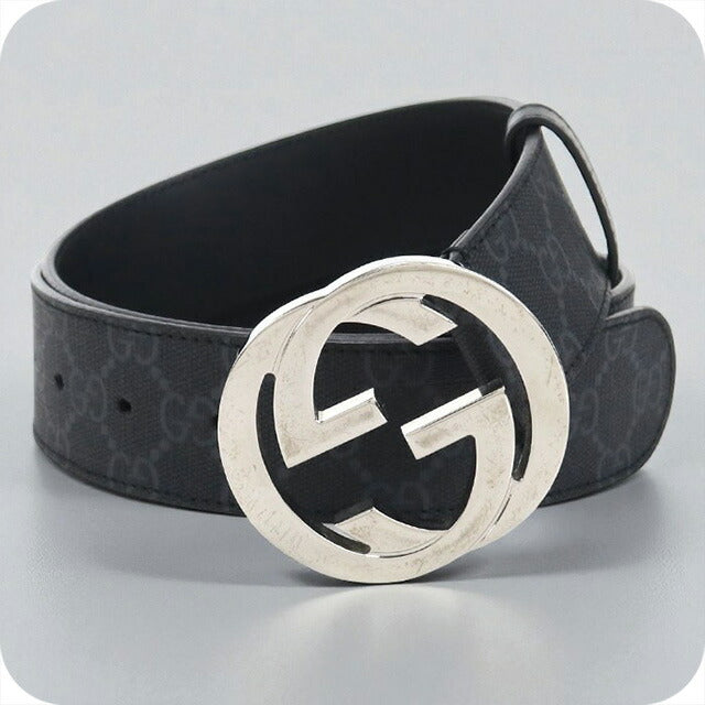 中古 グッチ ベルト メンズ ブランド GUCCI GGスプリーム レザー
