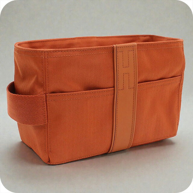 二手 Hermes Second Bag 男女通用品牌 HERMES Acapulco Second Creche de Bathroomte GM 橙色包 USDHE100887011
