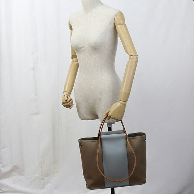 二手 Hermes 手提包 女士品牌 HERMES Kabak Elan PM 2WAY 卡其色包 USDHE101581011
