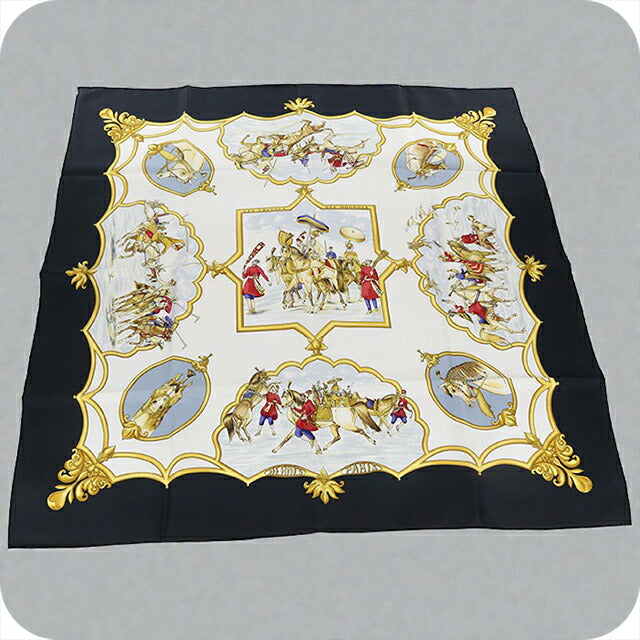 エルメス スカーフ 2018年 フランス現地購入 エルメス スカーフ カレ70 PAMPA 大草原 ネイビー 箱 SILK100％ | 東京