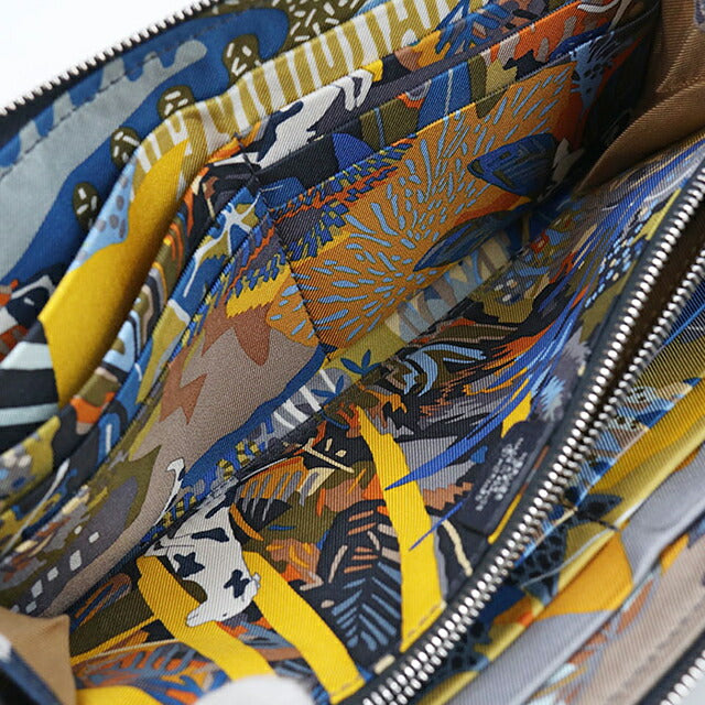 Used Hermes long wallet round zipper unisex brand HERMES Azap long silk in blue USDHE103558011