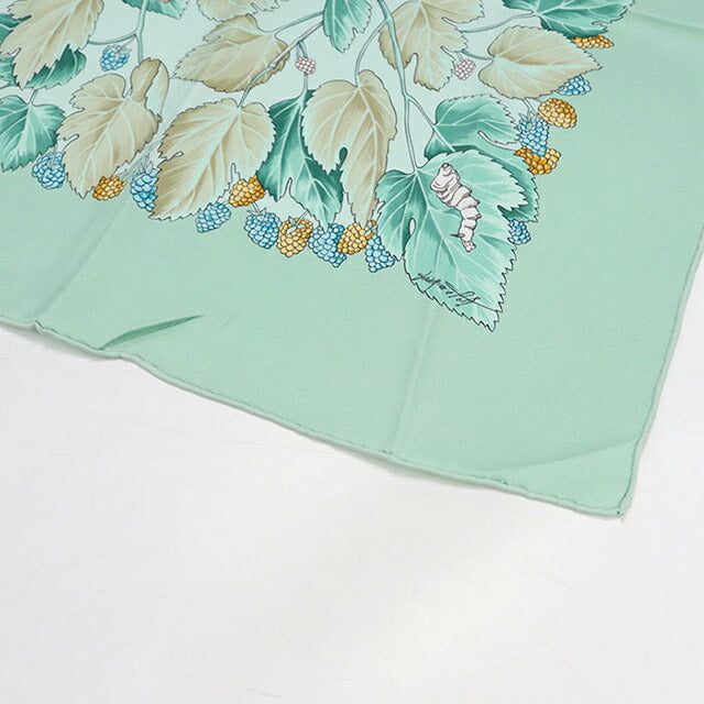 Used Hermes Scarf Unisex Brand HERMES Carre90 Green USDHE105559011