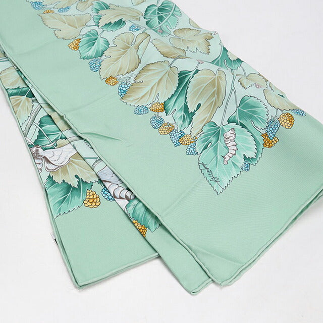 Used Hermes Scarf Unisex Brand HERMES Carre90 Green USDHE105559011
