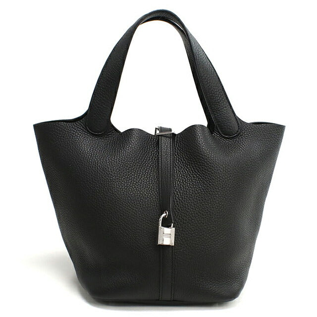 Used Hermes Handbag Ladies Brand HERMES Picotan Lock MM Black USDHE106367011