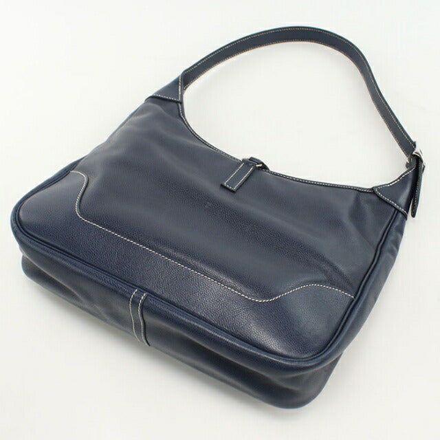 Used Hermes shoulder bag ladies brand HERMES trim 31 navy USDHE109390011