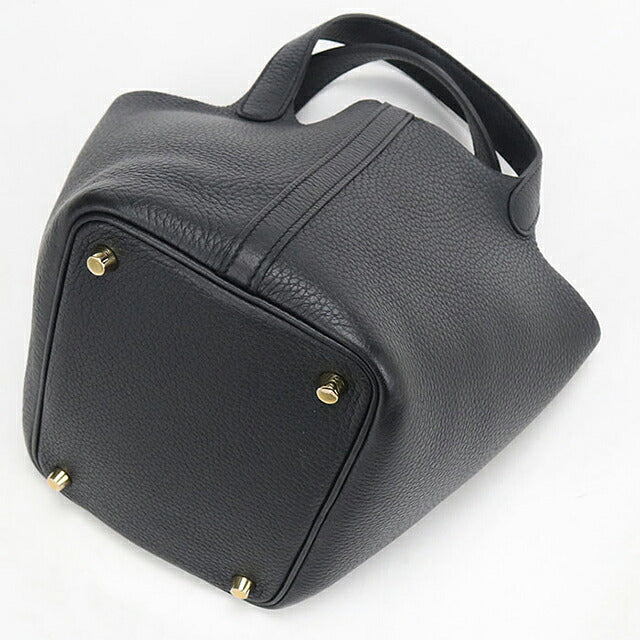 Used Hermes Handbag Unisex Brand HERMES Picotan Lock PM Black USDHE121059011