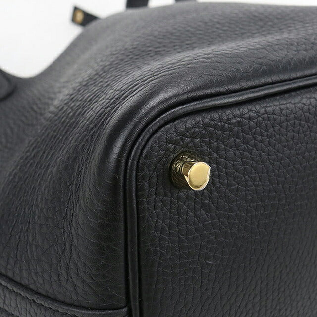 Used Hermes Handbag Unisex Brand HERMES Picotan Lock PM Black USDHE121059011