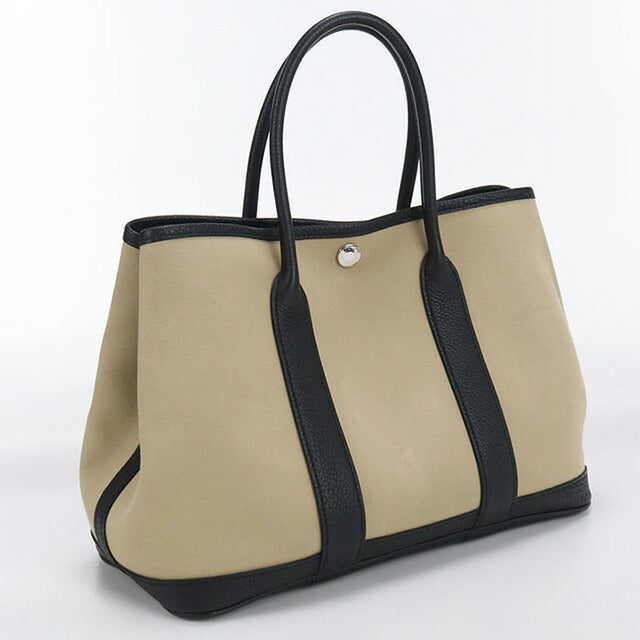 中古 エルメス トートバッグ レディース ブランド HERMES ガーデンパーティTPM ベージュ バッグ USDHE92700011