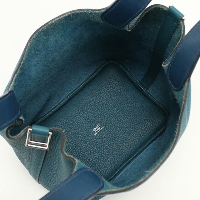 中古 エルメス ハンドバッグ レディース ブランド HERMES ピコタンロックPM グリーン バッグ USDHE96040011
