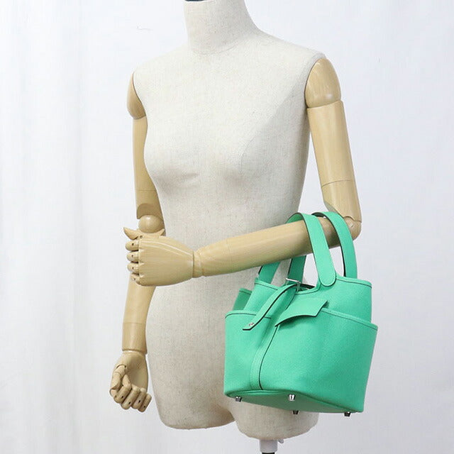 中古 エルメス ハンドバッグ レディース ブランド HERMES ピコタンロックPM カーゴ グリーン バッグ USDHE97667011