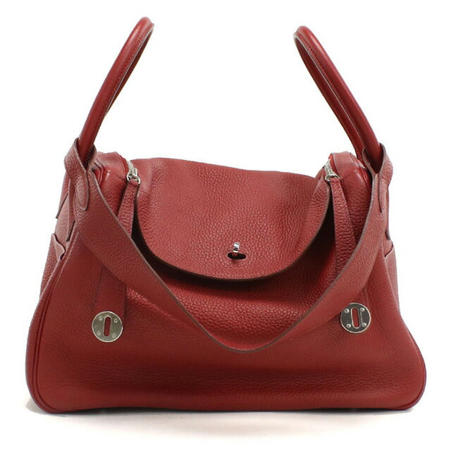 中古 エルメス ハンドバッグ レディース ブランド HERMES リンディ34 レッド バッグ USDHE98494011