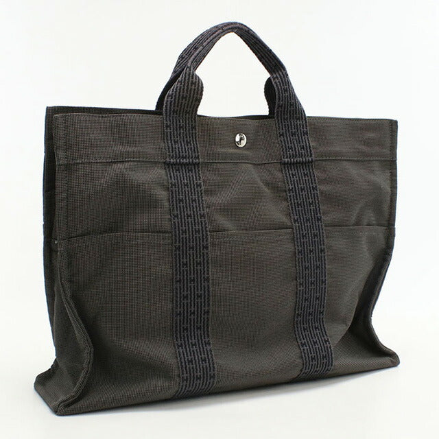 中古 エルメス トートバッグ ユニセックス ブランド HERMES エールライントートMM グレー バッグ USDHE99370011