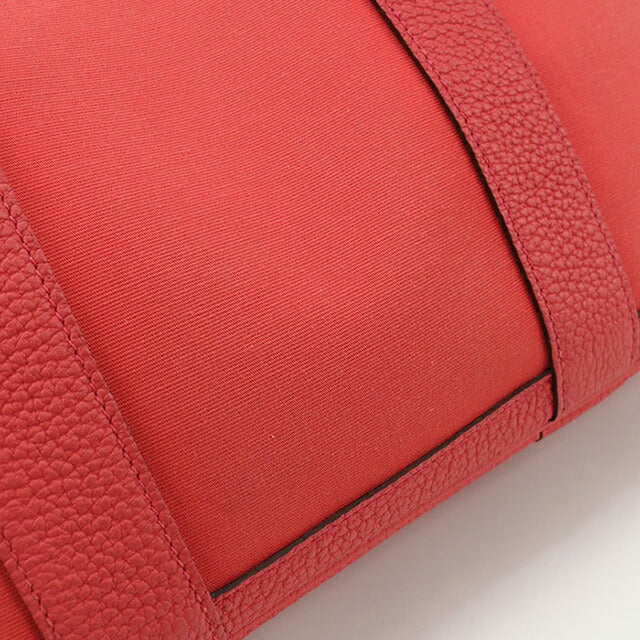 二手 Hermes 手提包 女士品牌 HERMES Garden Party PM 红色包 USDHE99530011
