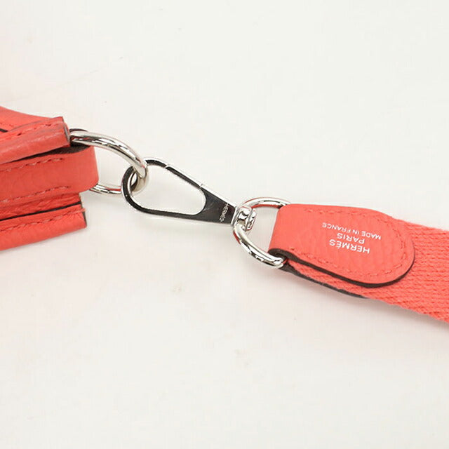 二手 Hermes 斜挎单肩包 女士品牌 HERMES Evelyn TPM 粉色包 USDHE99534011