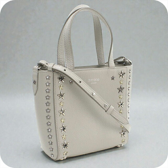 二手 Jimmy Choo 手提包 女士品牌 JIMMY CHOO Mini Pegasi 2WAY 皮革灰色包 USDJI102209011