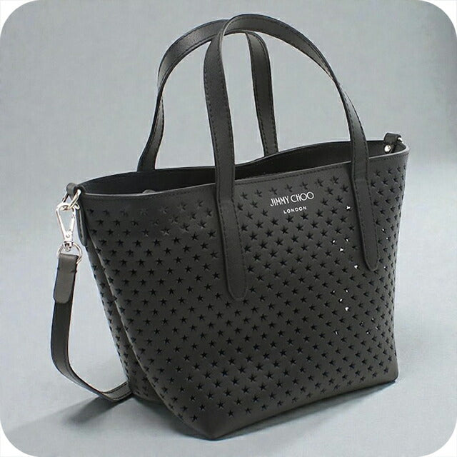 ■JIMMY CHOO(ジミーチュウ) 良品/ハンドバッグ / ブラック 黒 中古 ジミーチュウ ハンドバッグ レディース ブランド JIMMY CHOO