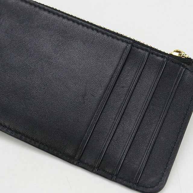 中古 ロエベ 小銭入れ レディース ブランド LOEWE ノット フラグメントケース コインカードホルダー レザー ブラック 財布 USDLO101203011