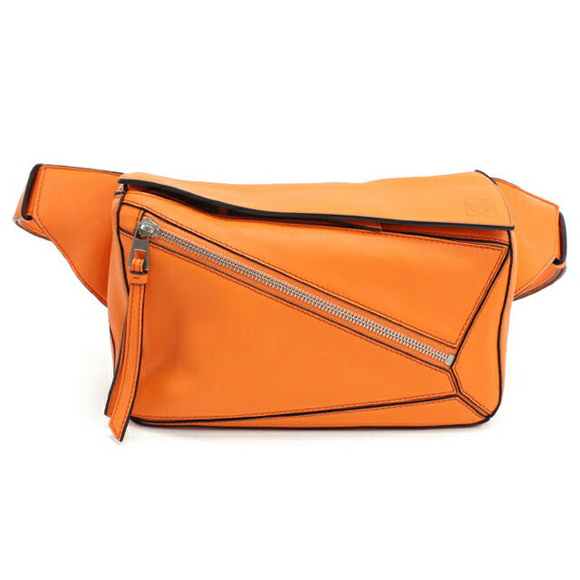 Used LOEWE Body Bag Unisex Brand LOEWE Puzzle Bum Bag Small Orange USDLO101344011